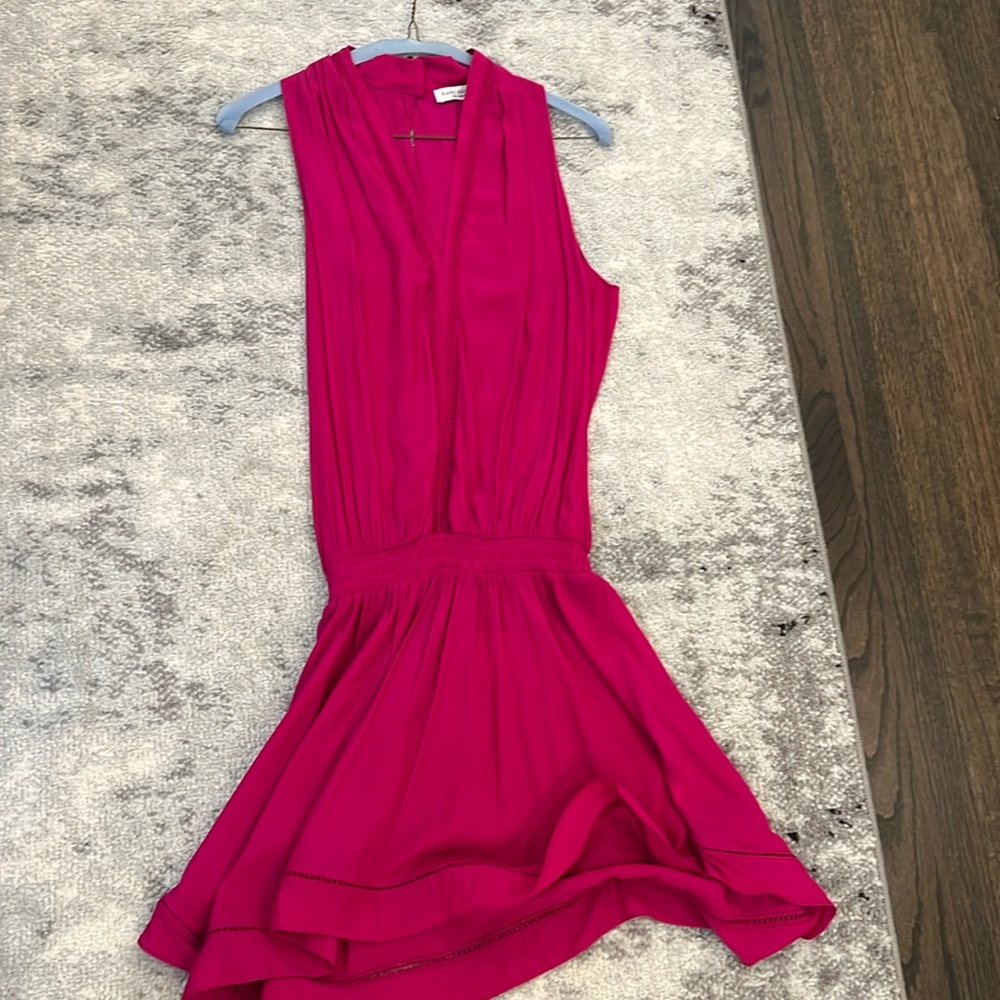 Ramy brook never worn pink dress elatic waist band